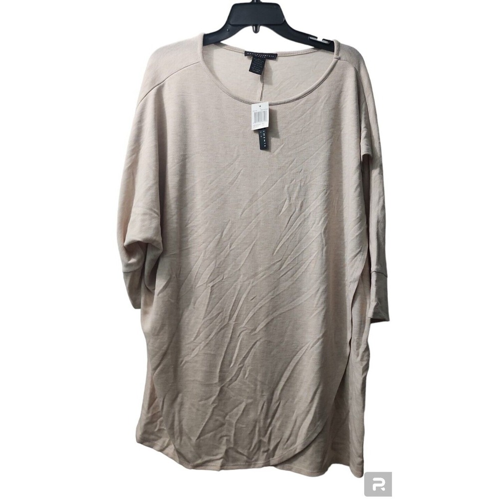 Grace Elements Tunic Top Dolman Sleeve Knit‎ Pullover Casual 2X